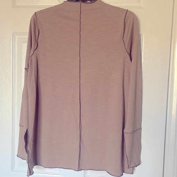 LOGO Layers by Lori Goldstein Long-Sleeve Knit Top with Purl Detail Size… - Picture 2 of 7